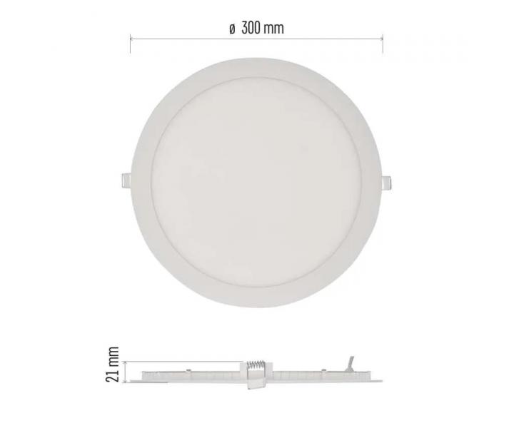 Kruhov vestavn LED svtidlo Emos Nexxo ZD1155, bl, 25 W - neutrln bl