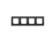 R�me�ek �ty�n�sobn� pro svislou i vodorovnou mont� ABB Future 1754-0-4422 - mechov� �ern�