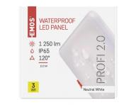 LED vestavn svtidlo VIXXO, tvercov, bl, 13,5W neut.b.,IP65 Emos ZV2142
