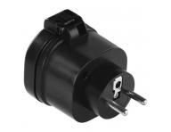 Dlkov ovldan zsuvky IP44, ern Emos P0067