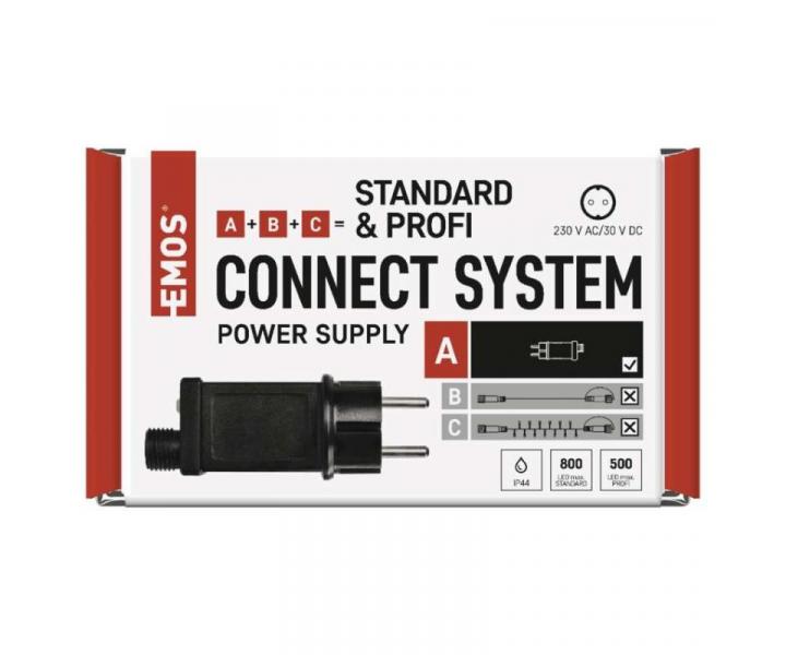 Napjec zdroj pro vnon spojovac osvtlen Standard/Profi, venkovn i vnitn, asova Emos D1ZB05