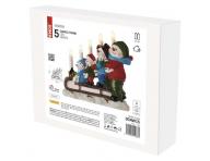 LED svcen  snhulci na sanch, 24 cm, 2x AA, vnitn, tepl bl, asova Emos DCAW15