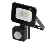 LED reflektor SIMPO s pohybovm idlem, 10 W, ern, neutrln bl Emos ZS2313