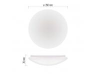 LED pisazen svtidlo TIVI, A CLASS, kruhov bl 5,5W, IP44, neutrln bl Emos ZM3405