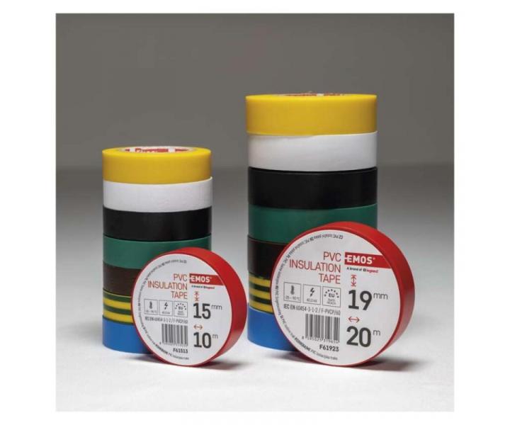 Izolan pska PVC 19mm / 20m barevn mix Emos F61999