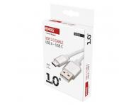 Nabjec a datov kabel USB-A 2.0 / USB-C 2.0, 1 m, bl Emos SM7025W