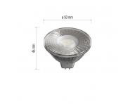 LED rovka Classic MR16 / GU5,3 / 4,5 W (31 W) / 380 lm / neutrln bl Emos ZQ8434