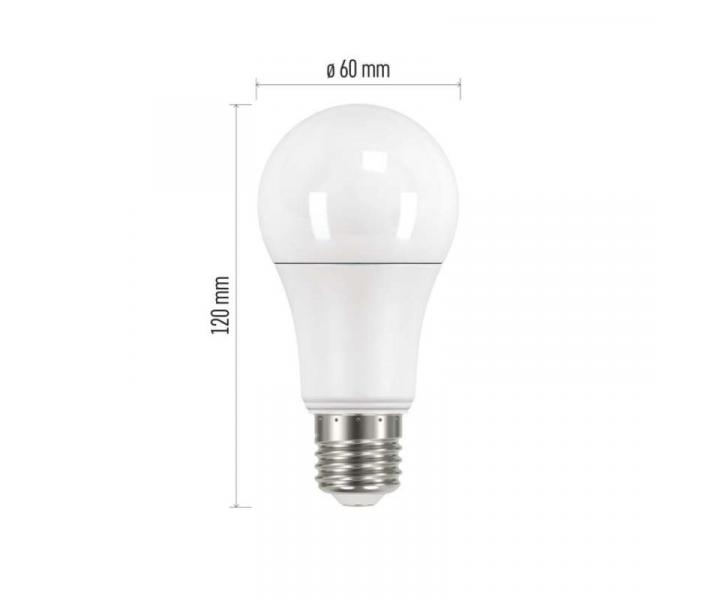 LED rovka Classic A60 / E27 / 13,2 W (100 W) / 1 521 lm / tepl bl Emos ZQ5160
