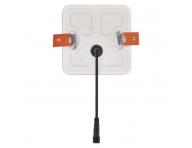 LED vestavn svtidlo VIXXO, tvercov, bl, 7,5W neutr.b.,IP65 Emos ZV2122