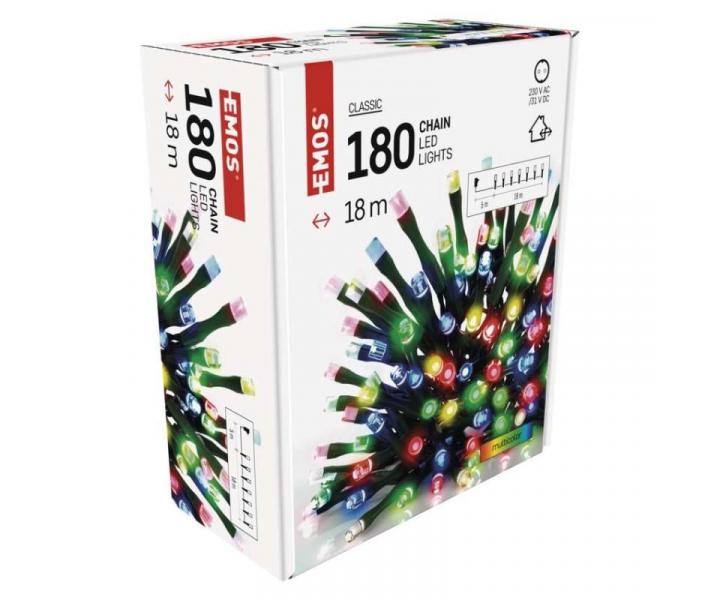 LED vnon etz, 18 m, venkovn i vnitn, multicolor, asova Emos D4AM04