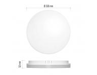LED pisazen svtidlo TORI, kruhov bl 24W neutrln b., IP54 Emos ZM4322