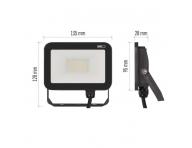 LED reflektor INOVO 20W, antracit,  neutrn bl Emos ZS2622
