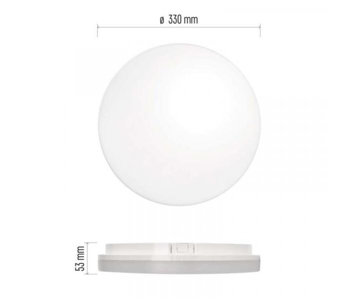 LED pisazen svtidlo TORI s pohyb. idl., kr. 24W n.b., IP54 Emos ZM4329