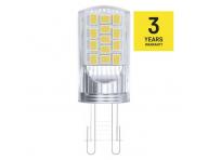 LED rovka Classic JC / G9 / 4 W (40 W) / 470 lm / neutrln bl Emos ZQ9545