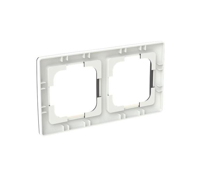 Rmeek dvojnsobn, pro vodorovnou i svislou mont ABB Zoni 3901T-A00020 137 - matn ern / bl