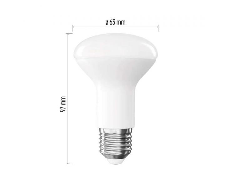 LED rovka Emos Classic R63 ZQ7E43, E27, 7 W (60 W), neutrln bl