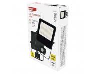 LED reflektor s pohybovm idlem Emos Visio ZS2943, IP54, 50 W, ern, neutrln bl