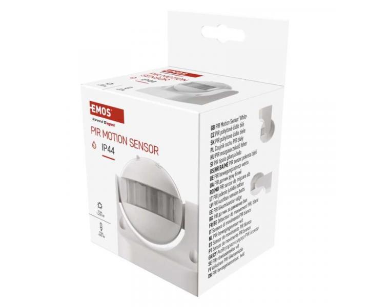 PIR senzor (pohybov idlo) IP44 1200W, bl Emos G1120