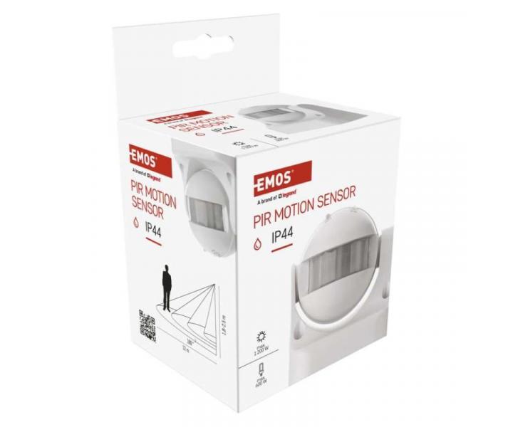 PIR senzor (pohybov idlo) IP44 1200W, bl Emos G1120