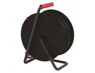 Venkovn prodluovac kabel na bubnu 50 m / 4 zs. / ern / guma-neopren / 230V / 2,5 mm2 Emos P084503