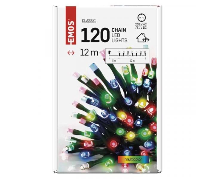 LED vnon etz, 12 m, venkovn i vnitn, multicolor, asova Emos D4AM03