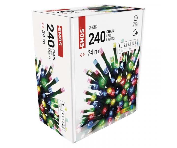 LED vnon etz, 24 m, venkovn i vnitn, multicolor, asova Emos D4AM05