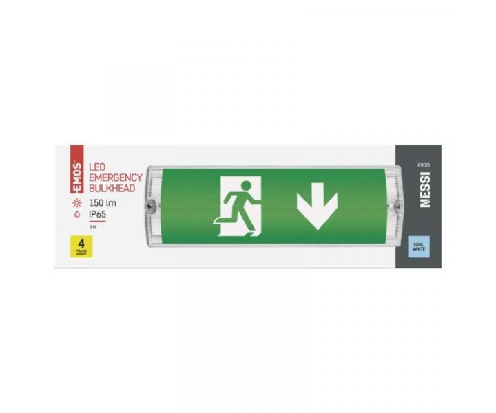 LED Nouzov svtidlo NESSI 3W 3h IP65 Emos ZN1110