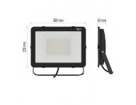 LED reflektor INOVO 100W, antracit,  neutrln bl Emos ZS2652