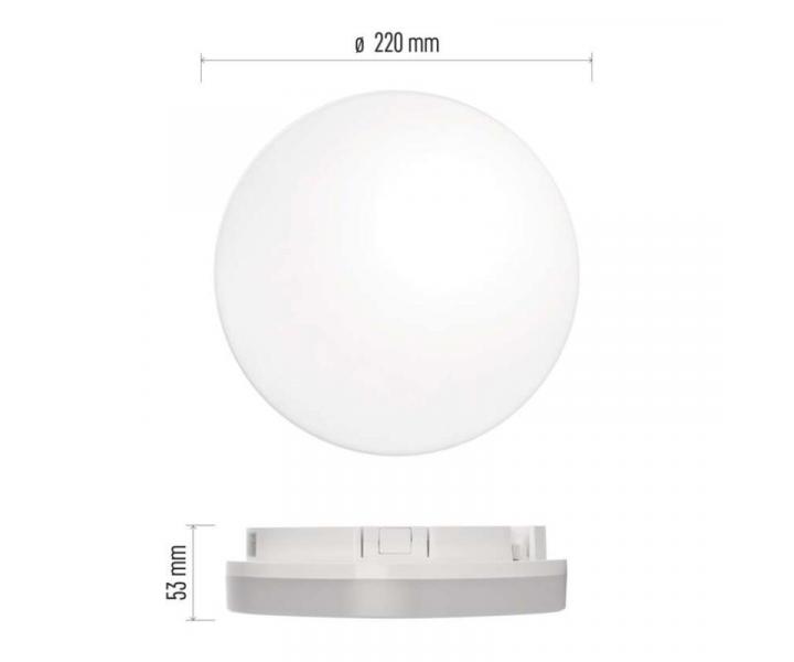 LED pisazen svtidlo TORI s pohyb. idl., kr. 15W n.b., IP54 Emos ZM4328