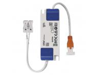 LED pisazen svtidlo NEXXO, tvercov, stbrn, 12,5W, se zmnou CCT Emos ZM6233