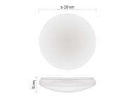 LED pisazen svtidlo TIVI, A CLASS, kruhov bl 8,6W, IP44, neutrln bl Emos ZM3406