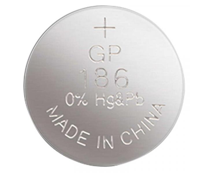 Alkalick knoflkov baterie GP 186F (LR43)