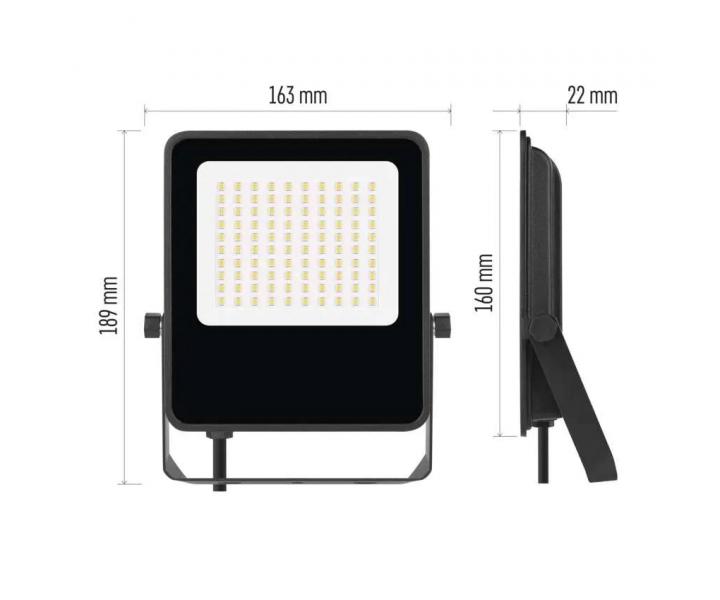 LED reflektor Emos Visio ZS2543, IP65, 50 W, ern, neutrln bl