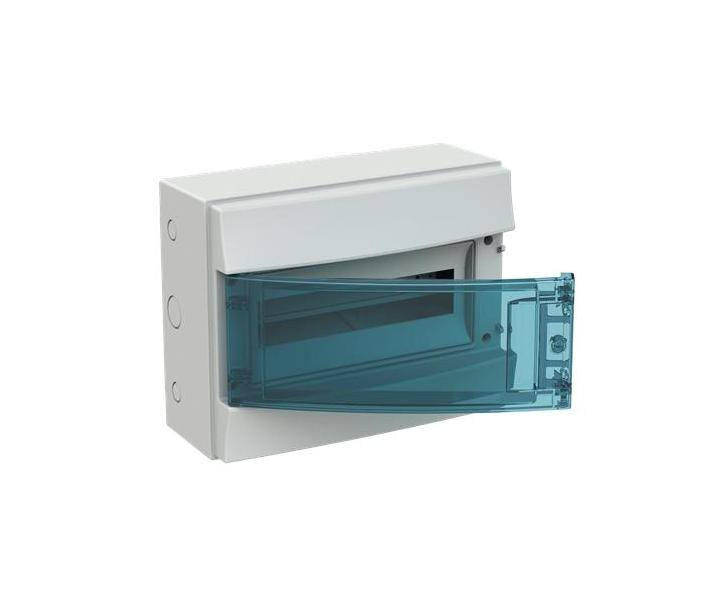 Rozvodnice nstn, 12 Modul, plastov prhledn dvka, kryt IP65, ada Mistral65, vetn svorek N+PE (11 + 11) ABB 1SLM00650