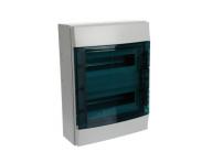 Rozvodnice nstn, 24 Modul, plastov prhledn dvka, kryt IP65, ada Mistral65, vetn svorek N+PE (21 + 21) ABB 1SLM00650
