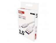Nabjec a datov kabel USB-A 2.0 / USB-C 2.0, 1,5 m, bl Emos SM7026