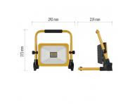LED reflektor ACCO nabjec penosn, 30W, lut, studen bl Emos ZS2832
