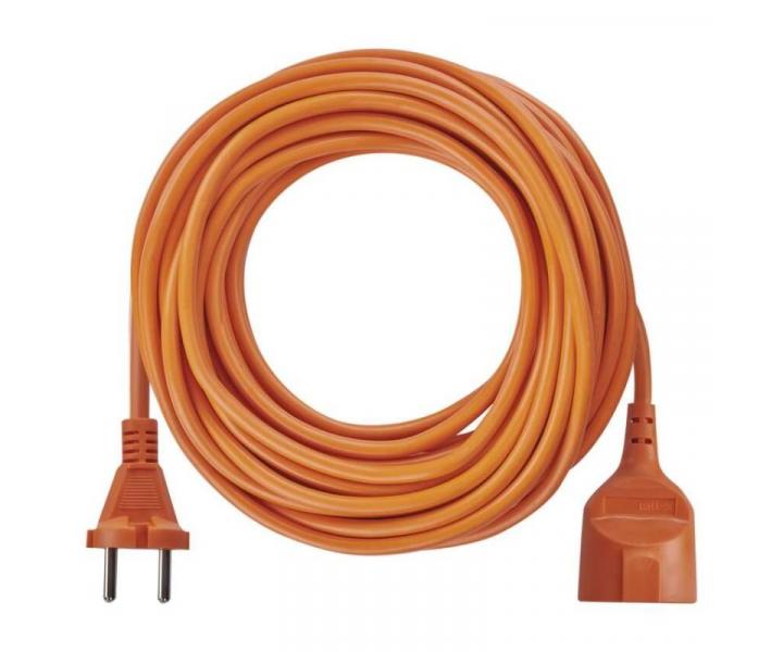 Dvouilov pohybliv pvod 20 m / 1 zsuvka / oranov / PVC / 230 V / 1,5 mm2 Emos P01320R