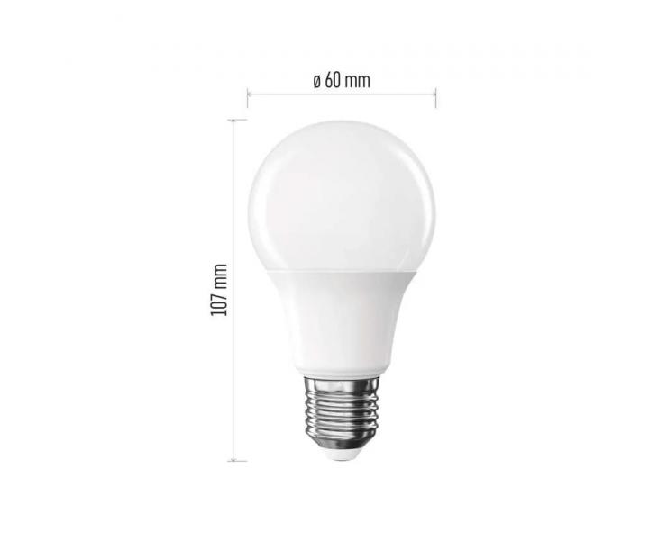LED rovka Emos Classic A60, E27, 5,8 W (50 W), tepl bl