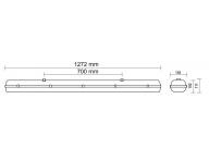 Zivka Trevos Prima 90155, IP66, T8, 2x36 W