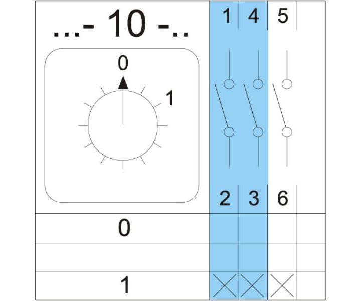 Va�kov� sp�na� Apator 4G25-10-PK, IP55, 3-p�l, 25 A