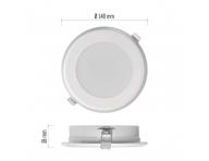 Kruhov podhledov LED svtidlo Emos Extensio ZD1322, 13 W, neutrln bl