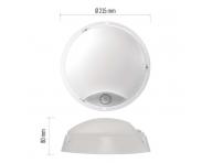 LED pisazen svtidlo ZURI s pohyb. idl., kruhov /b 14W n.b. Emos ZM3231