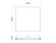 LED pisazen svtidlo TORI, tvercov bl 24W neutr. b., IP54 Emos ZM4324