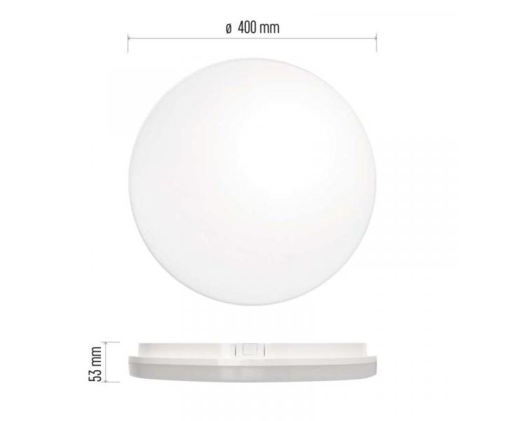 LED pisazen svtidlo TORI, kruhov bl 36W neutrln b., IP54 Emos ZM4325