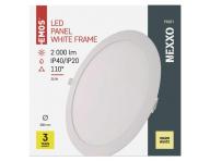LED vestavn svtidlo NEXXO, kruhov, bl, 25W, tepl bl Emos ZD1154