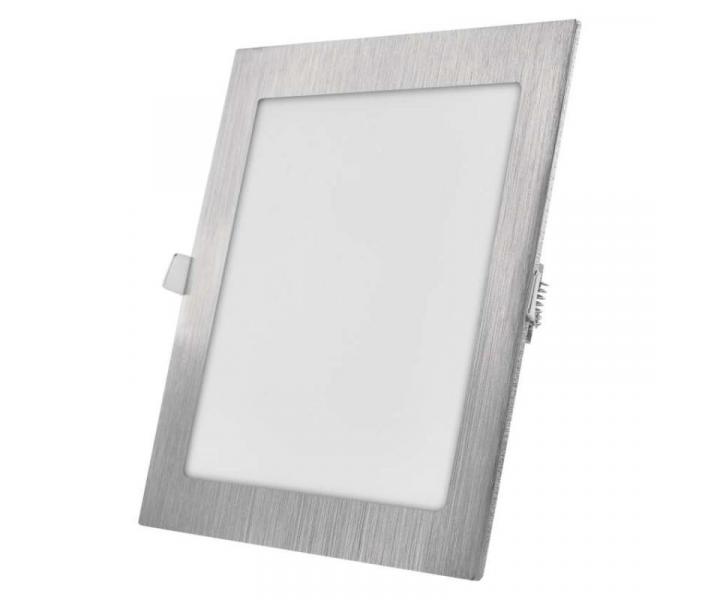 LED vestavn svtidlo NEXXO, tvercov, stbrn, 18W, se zmnou CCT Emos ZD2243