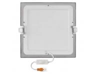 LED vestavn svtidlo NEXXO, tvercov, stbrn, 18W, se zmnou CCT Emos ZD2243