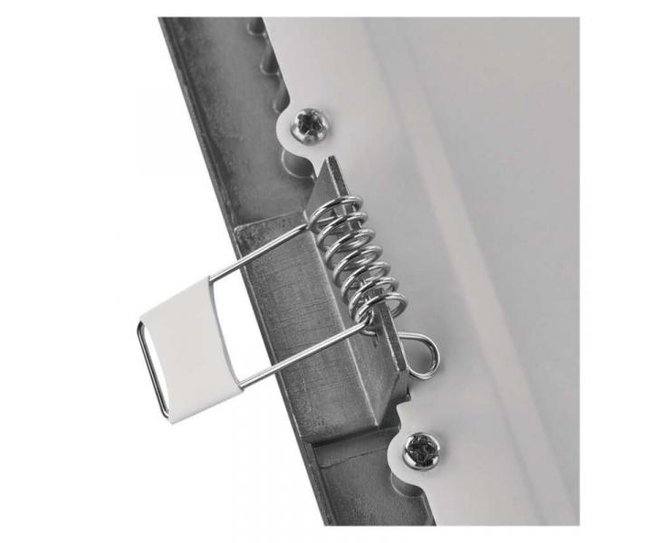 LED vestavn svtidlo NEXXO, tvercov, stbrn, 18W, se zmnou CCT Emos ZD2243