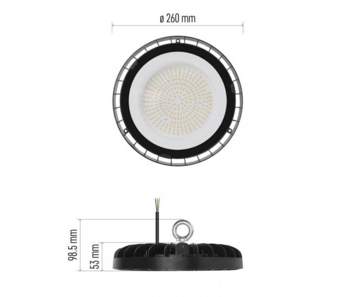 LED prmyslov zvsn svtidlo HIGHBAY CORUS 133W Emos ZU133
